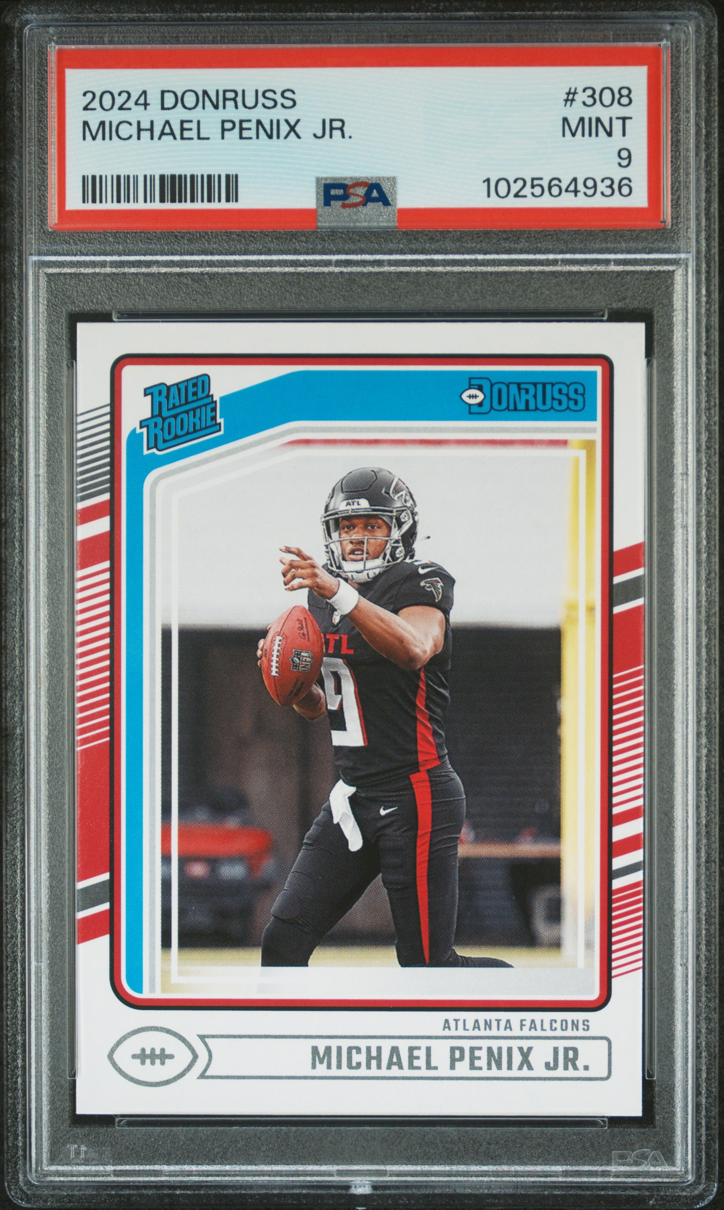 2024 Panini Donruss Michael Penix Jr. #308 Mint 9 front