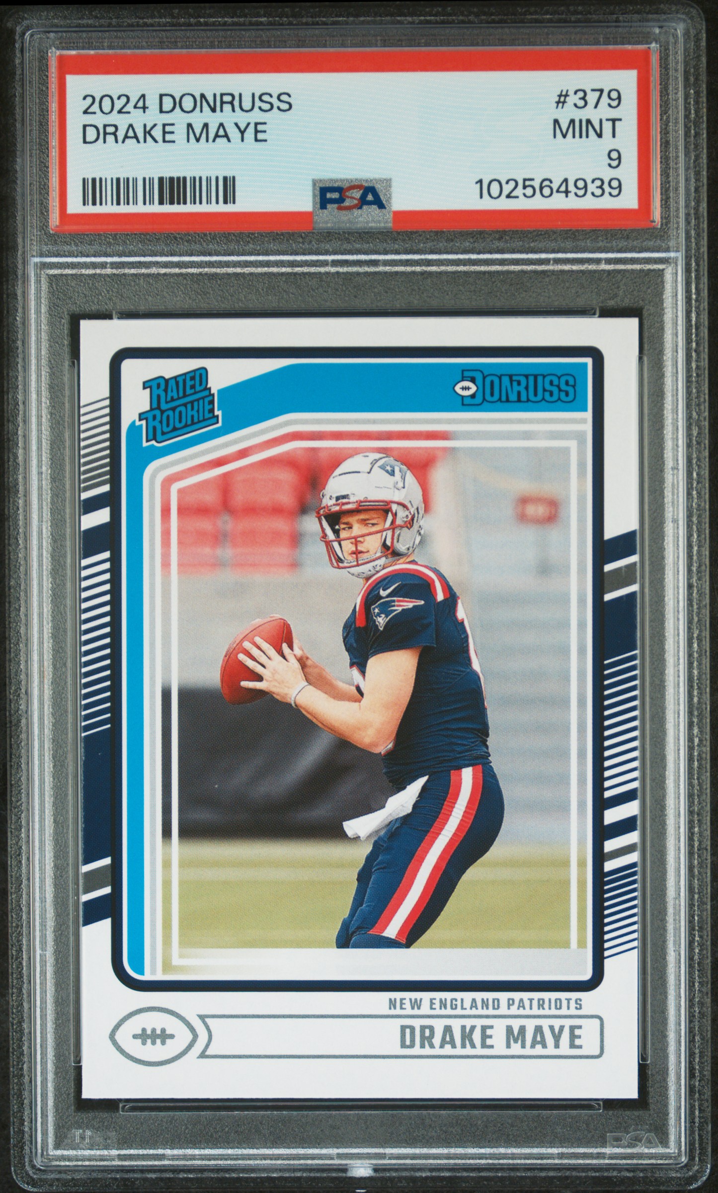 2024 Panini Donruss Drake Maye #379 Mint 9 front