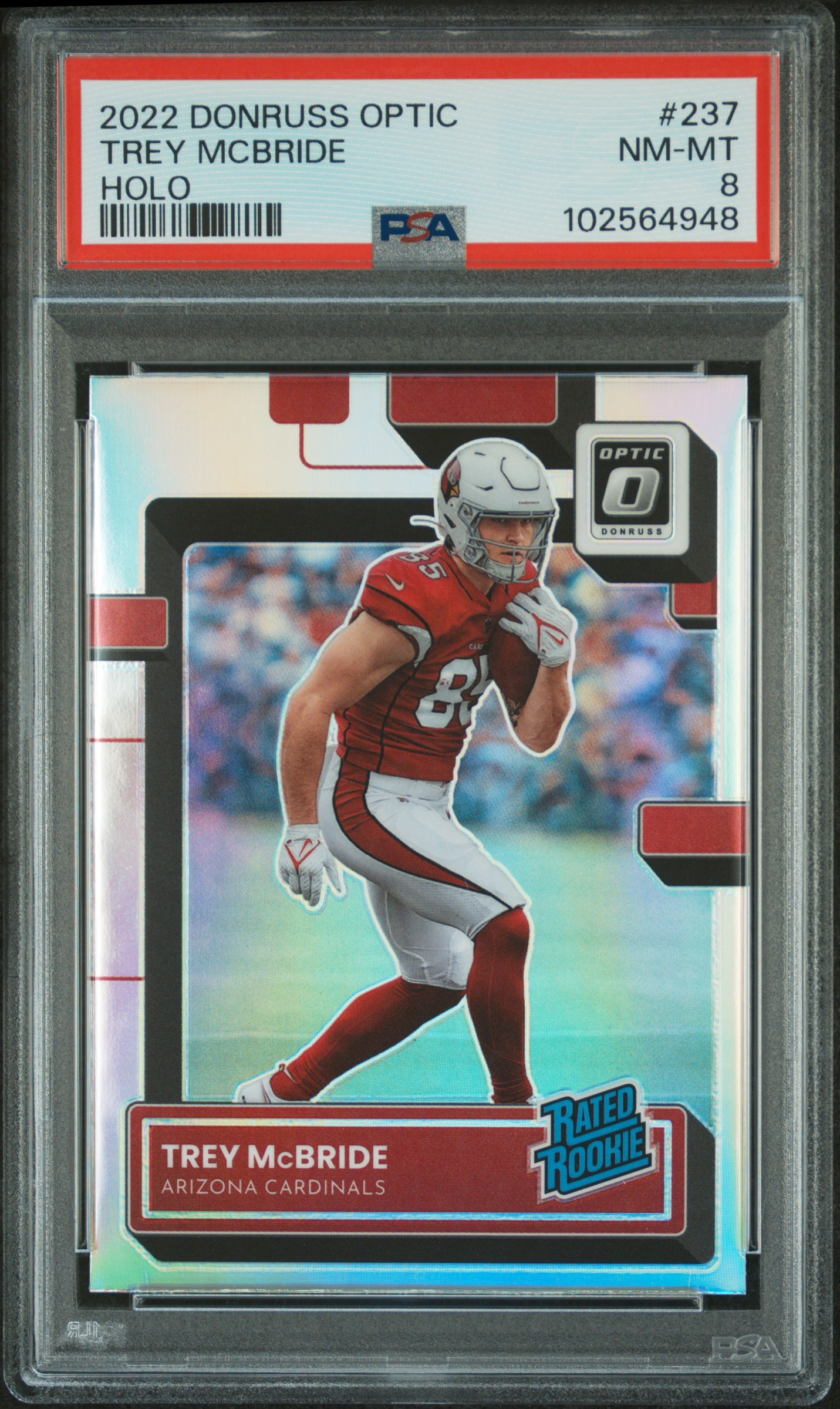 2022 Panini Donruss Optic Trey Mcbride #237 (Holo) Nm-Mt 8 front