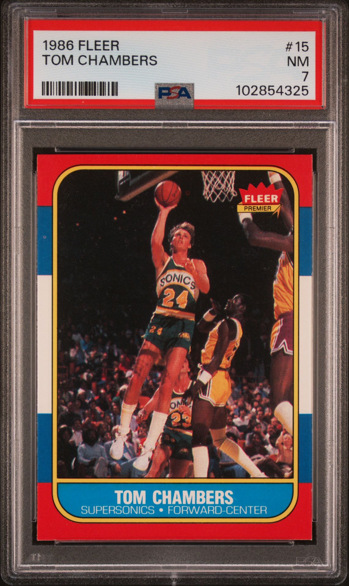 1986 Fleer FLEER #15 Tom Chambers front