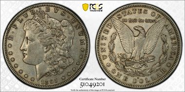 1895-S $1 AU50