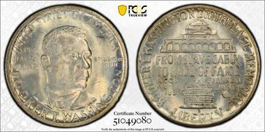 1946-S 50C Booker T. Washington MS66