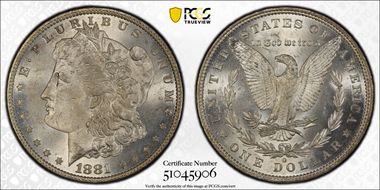 1881-O $1 MS63