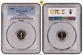 2000 1C Gad-91a Au SP69