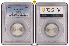 1972 1 Fr KM-P453 Piefort Ag SP67