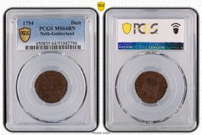 1794 Duit KM-108 MS64BN
