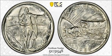 1926-S 50C Oregon MS64