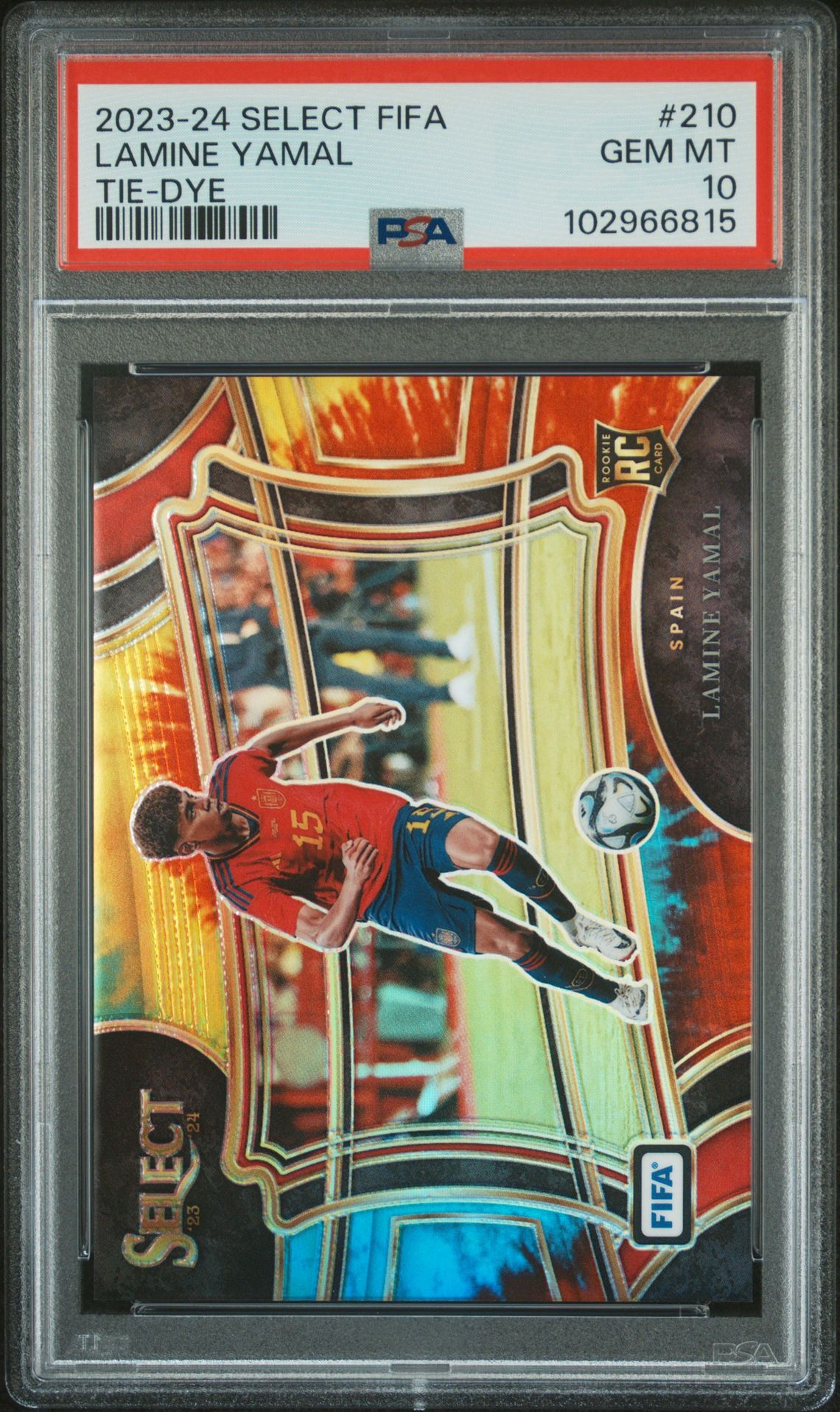 2023-24 Panini PANINI SELECT FIFA RED WAVE #210 Lamine Yamal front