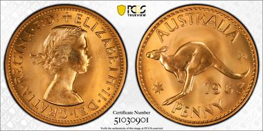 1963 Y. (p) 1D PR67RD