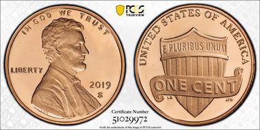 2019-S 1C Shield PR69DCAM