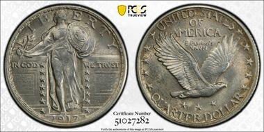 1917 25C Type 2 MS62FH