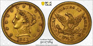 1853 $2.50 N1