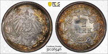 1915-A 1/2 Mk J-16 MS67