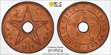 1919 2C MS65RB