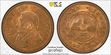 1898 1D MS64RB