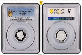 2016 5C Silver PR69DCAM