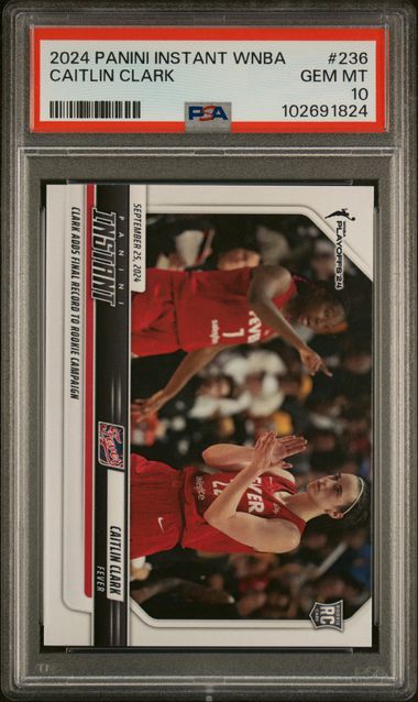 2024 Panini Instant Wnba Caitlin Clark #236 Gem Mt 10 front