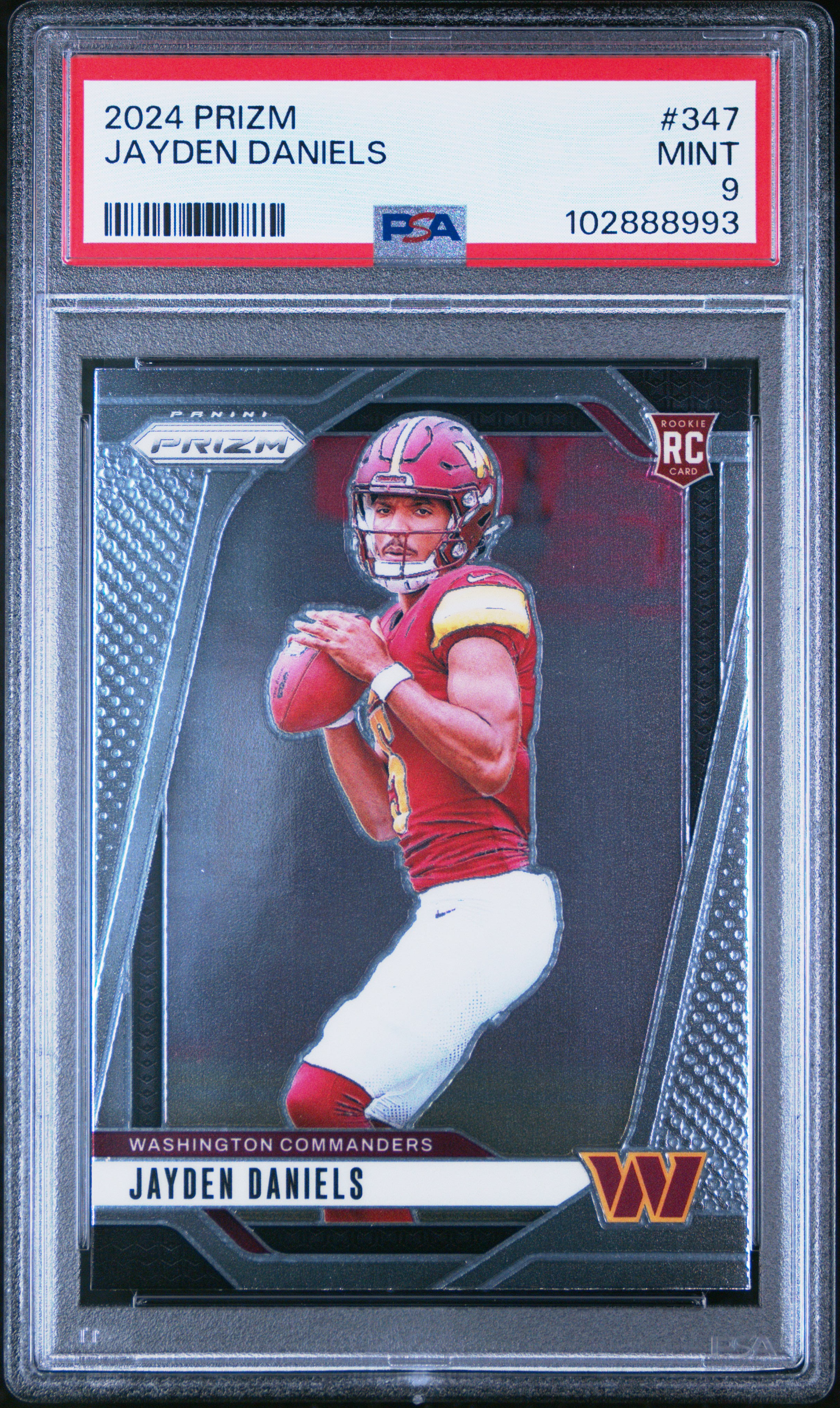 2024 Panini Prizm Jayden Daniels #347 Mint 9 front