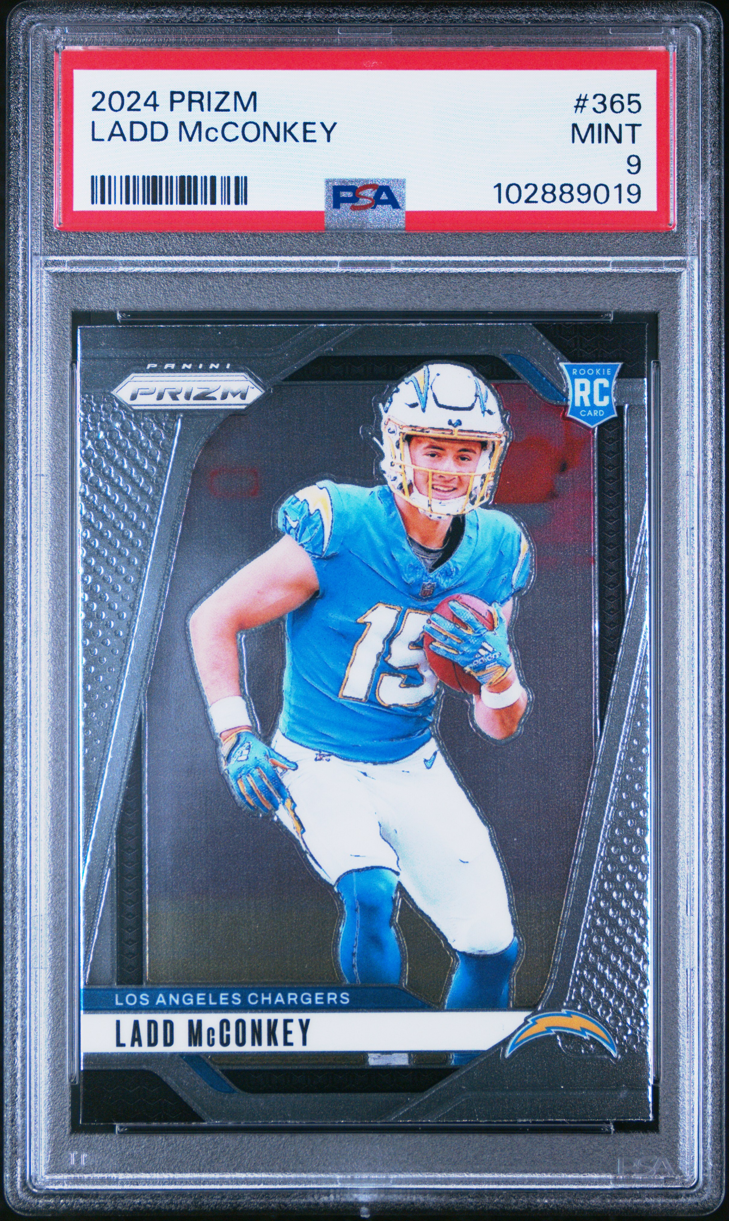 2024 Panini Prizm Ladd Mcconkey #365 Mint 9 front