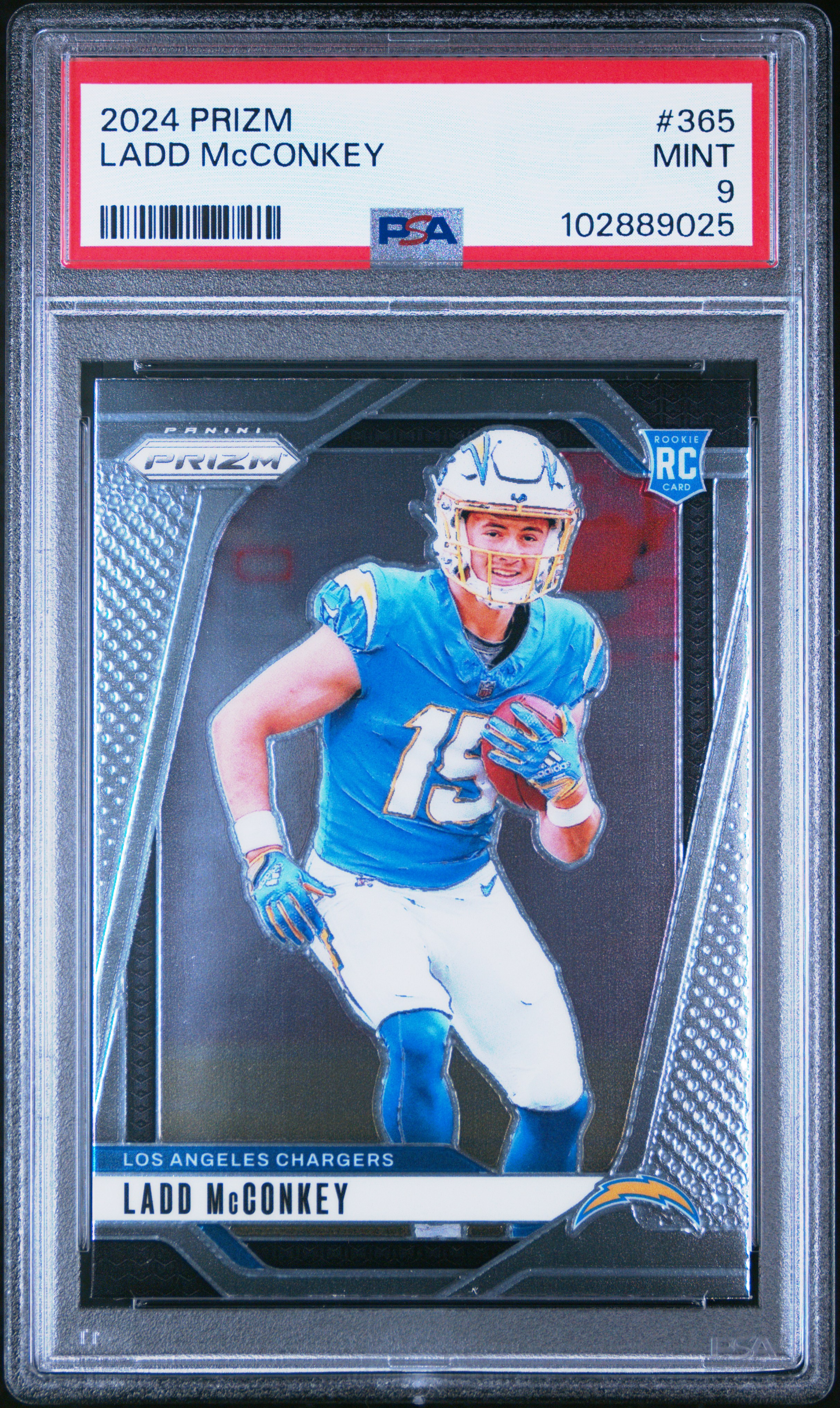 2024 Panini Prizm Ladd Mcconkey #365 Mint 9 front