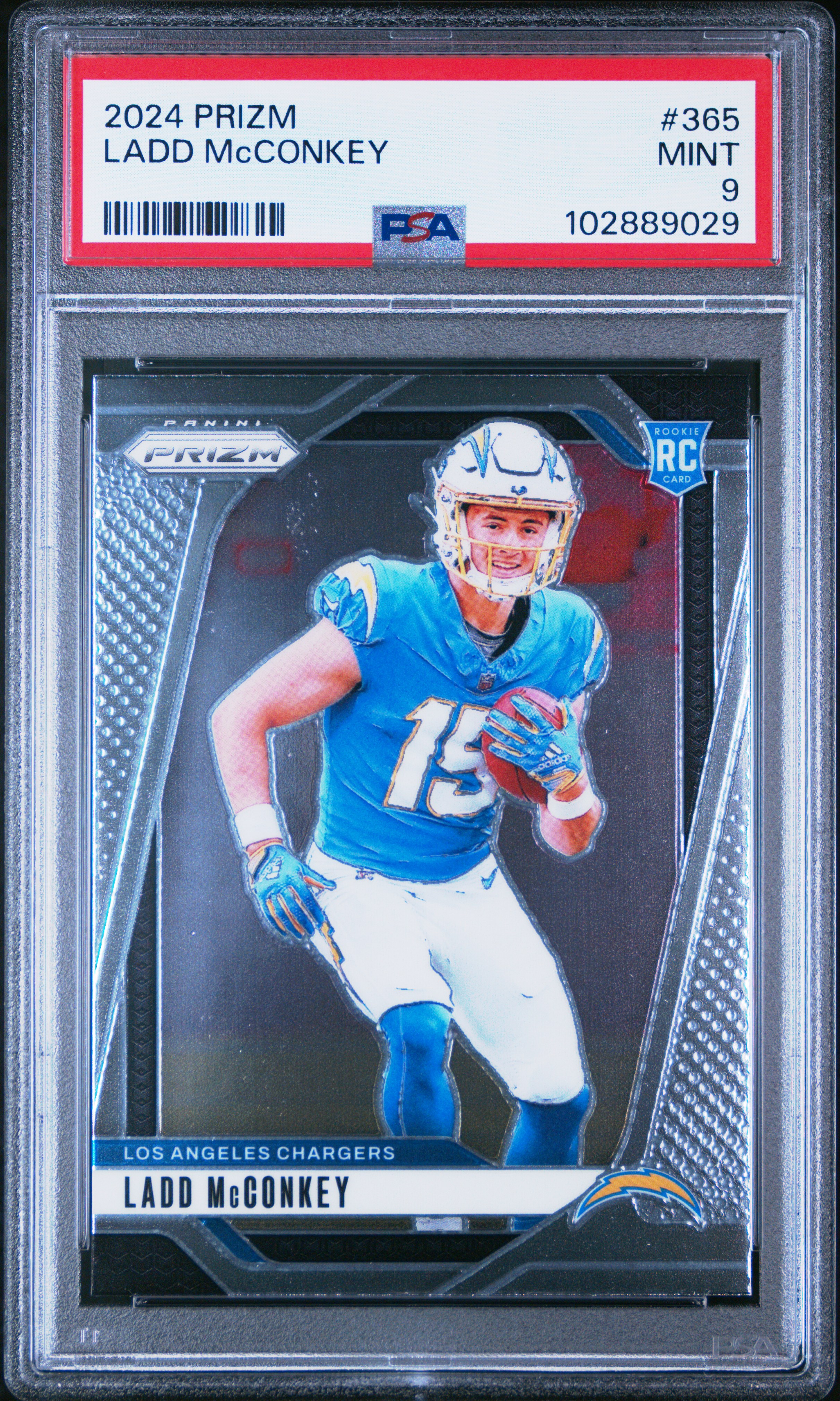2024 Panini Prizm Ladd Mcconkey #365 Mint 9 front