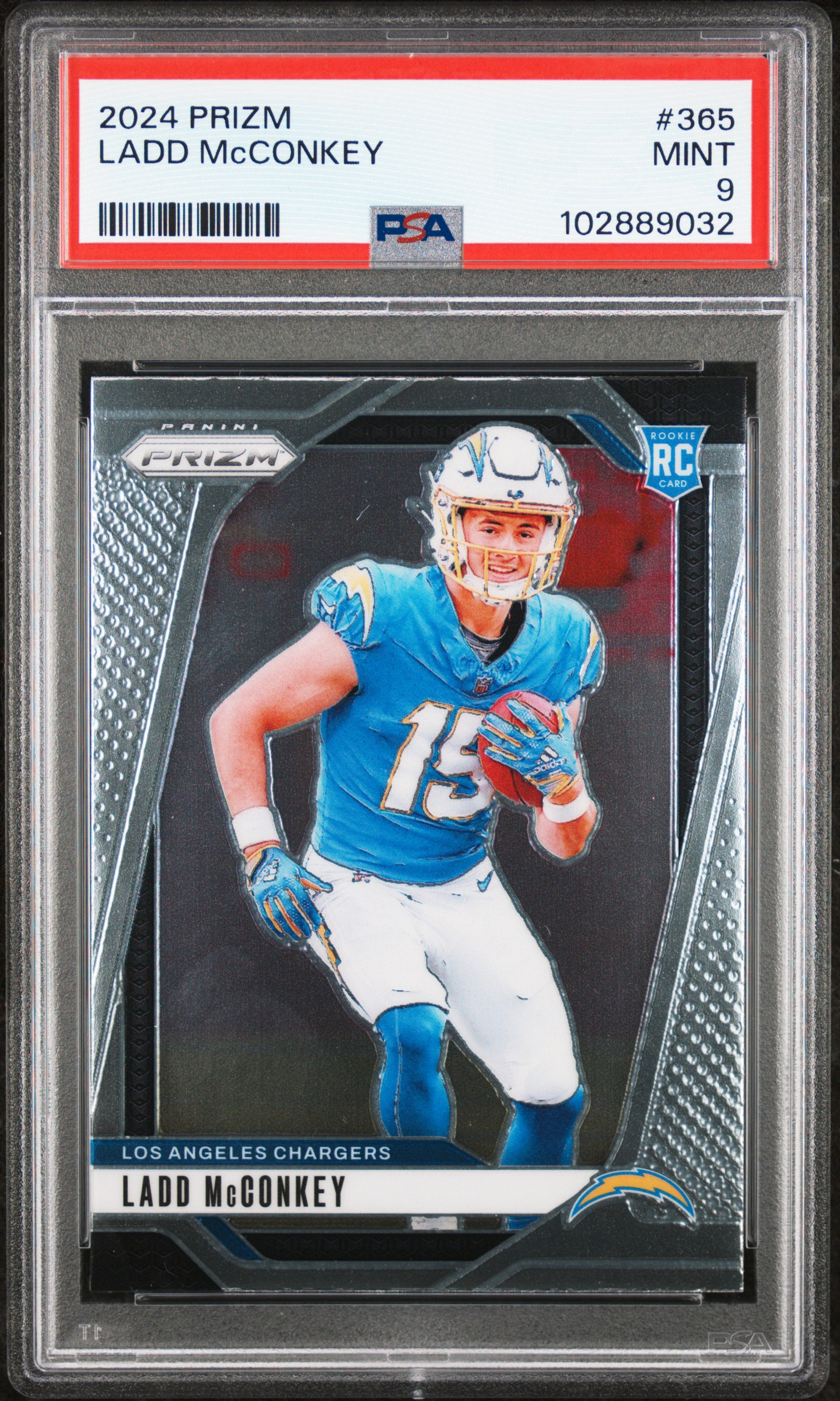 2024 Panini Prizm Ladd Mcconkey #365 Mint 9 front