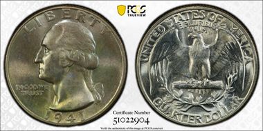 1941 25C DDR FS-801 MS66