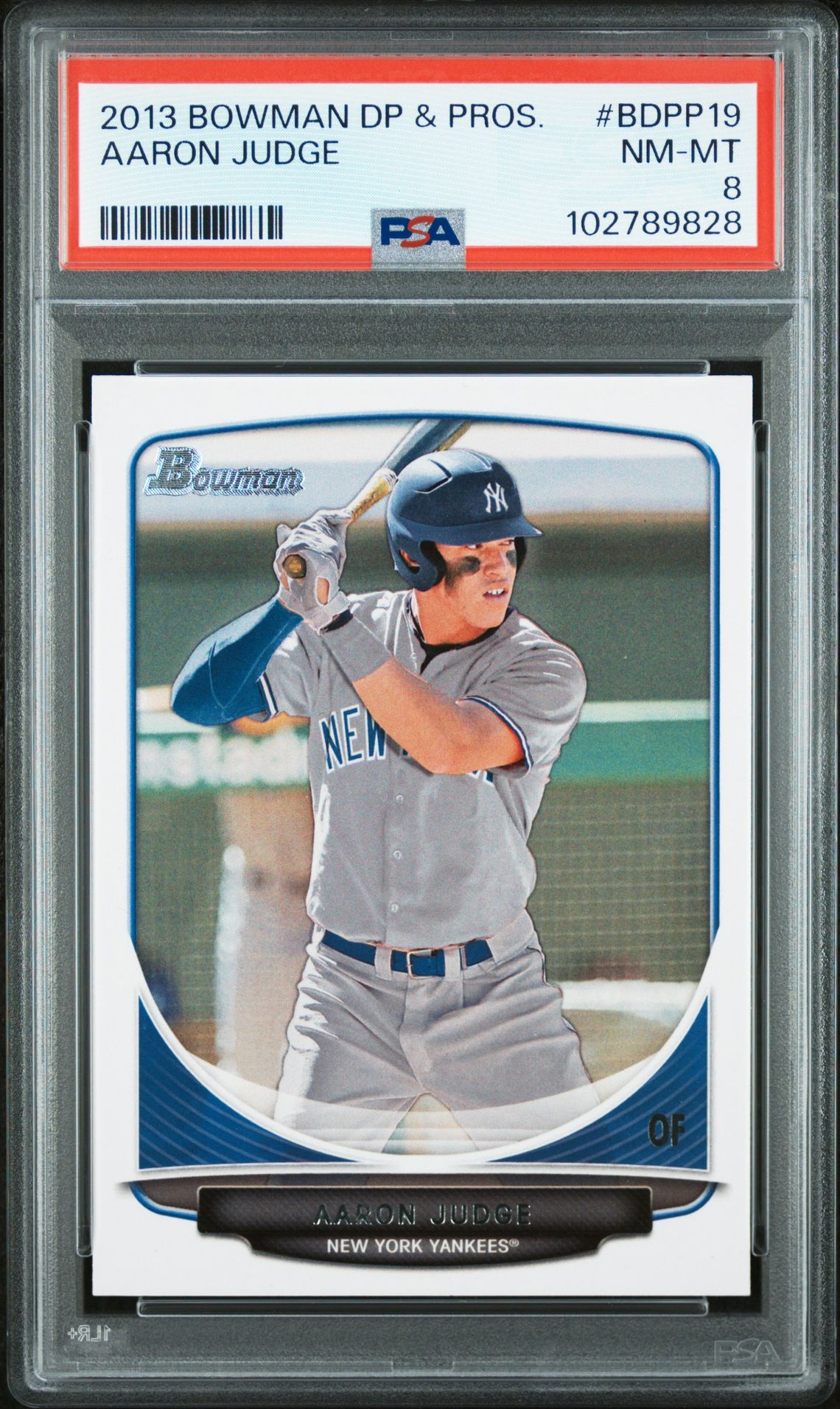 2013 Bowman Draft Picks & Prospects Aaron Judge #Bdpp19 Nm-Mt 8 front
