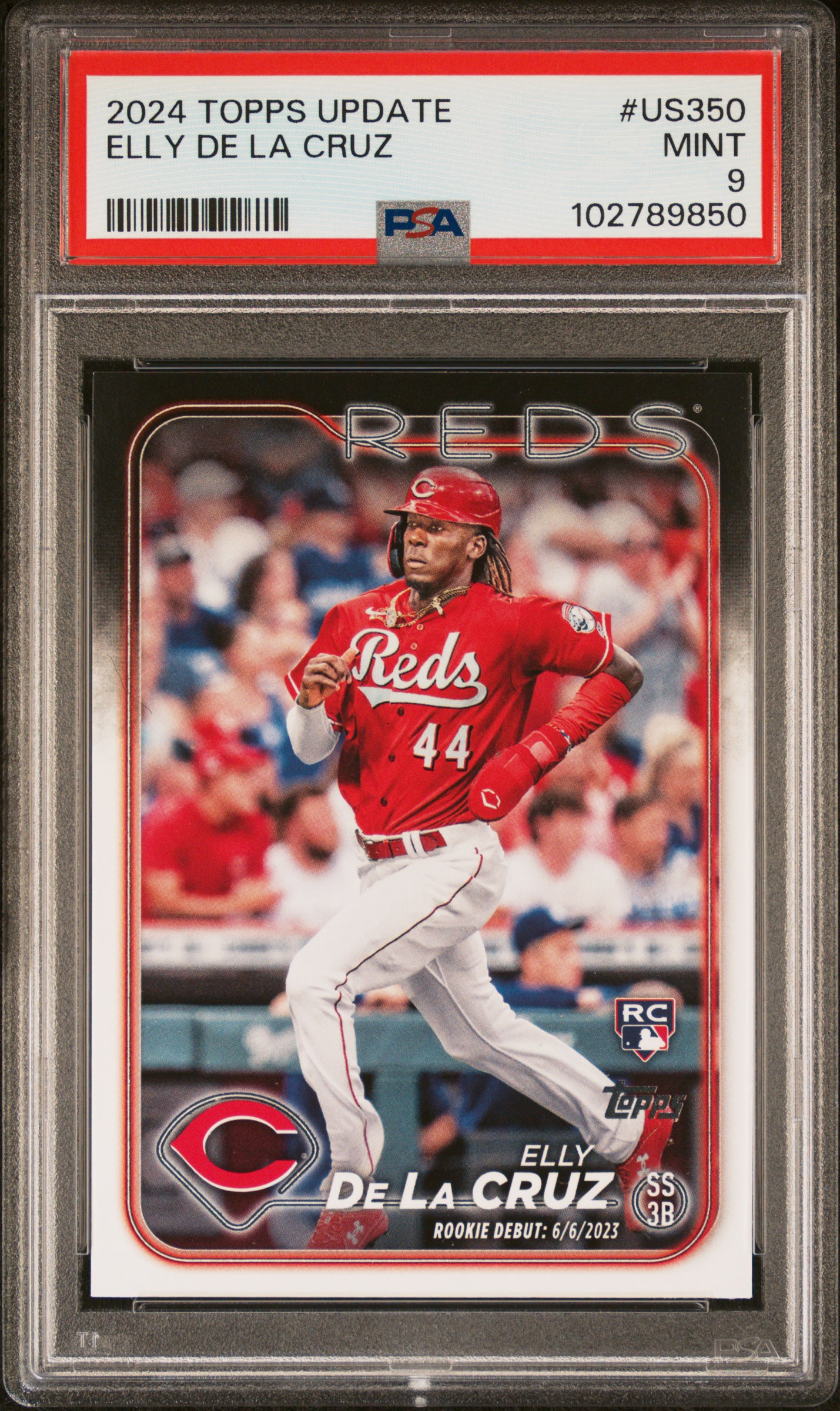 2024 Topps Update Elly De La Cruz #Us350 Mint 9 front