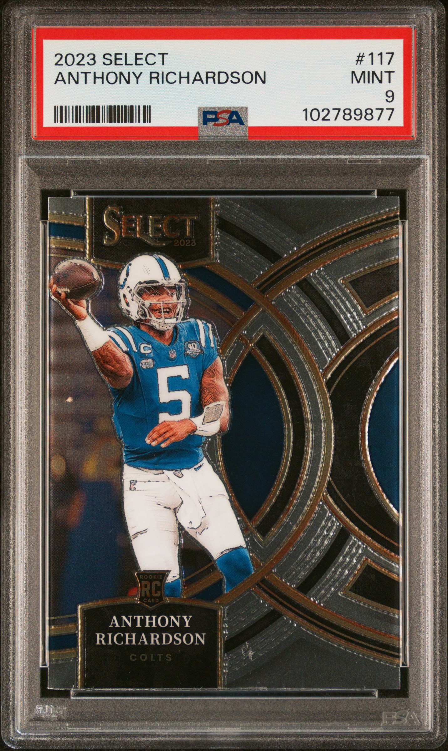 2023 Panini Select Anthony Richardson #117 Mint 9 front