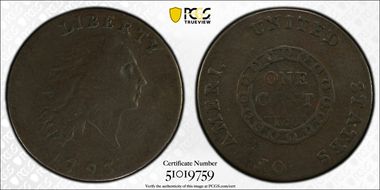 1793 1C Chain, AMERI., S-1 VF30BN