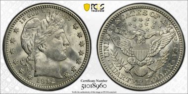 1912 25C MS65