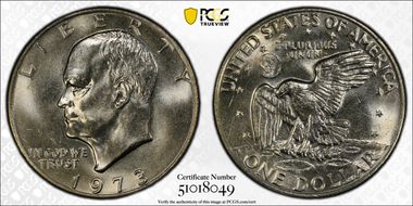 1973 $1 MS66