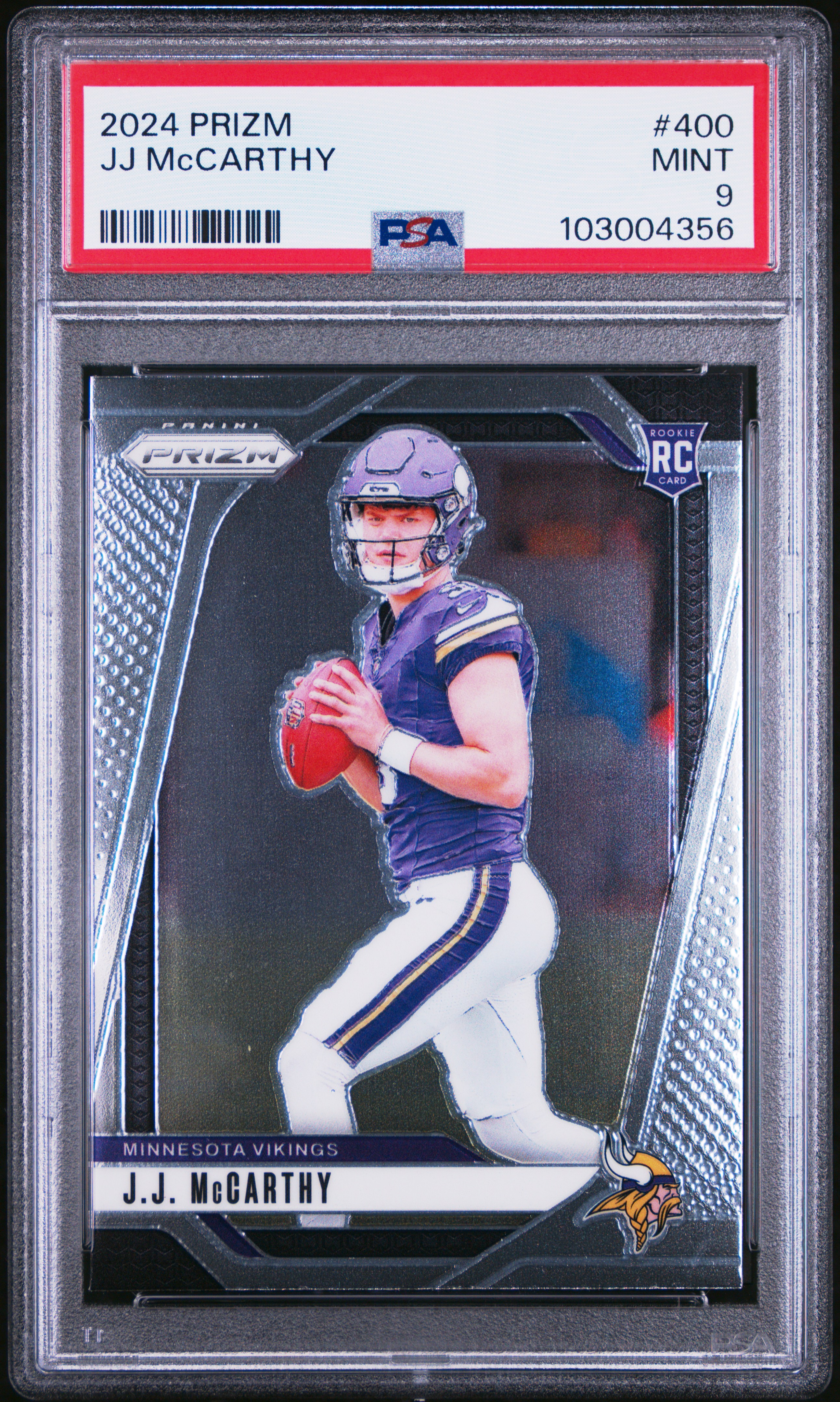 2024 Panini Prizm Jj Mccarthy #400 Mint 9 front