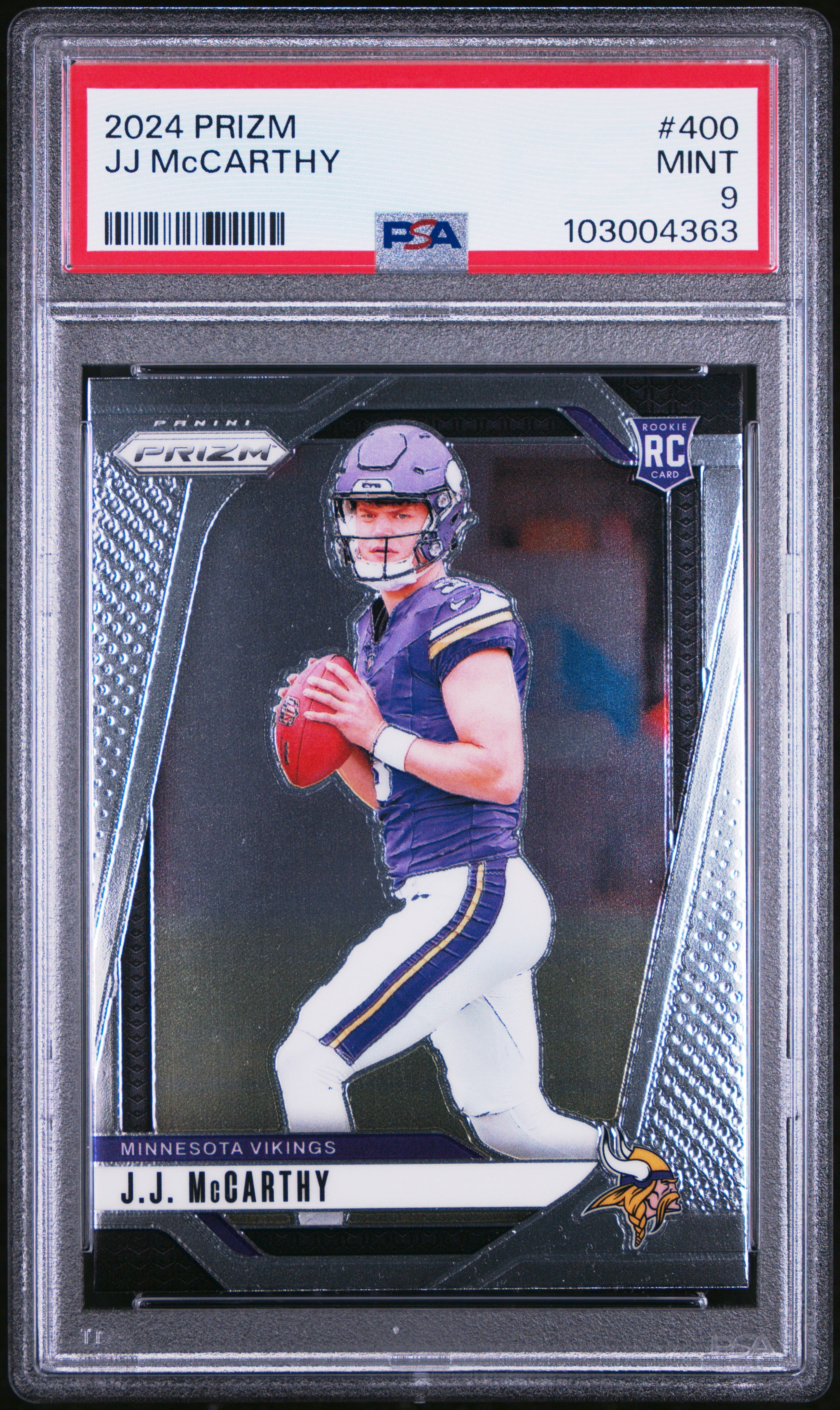2024 Panini Prizm Jj Mccarthy #400 Mint 9 front
