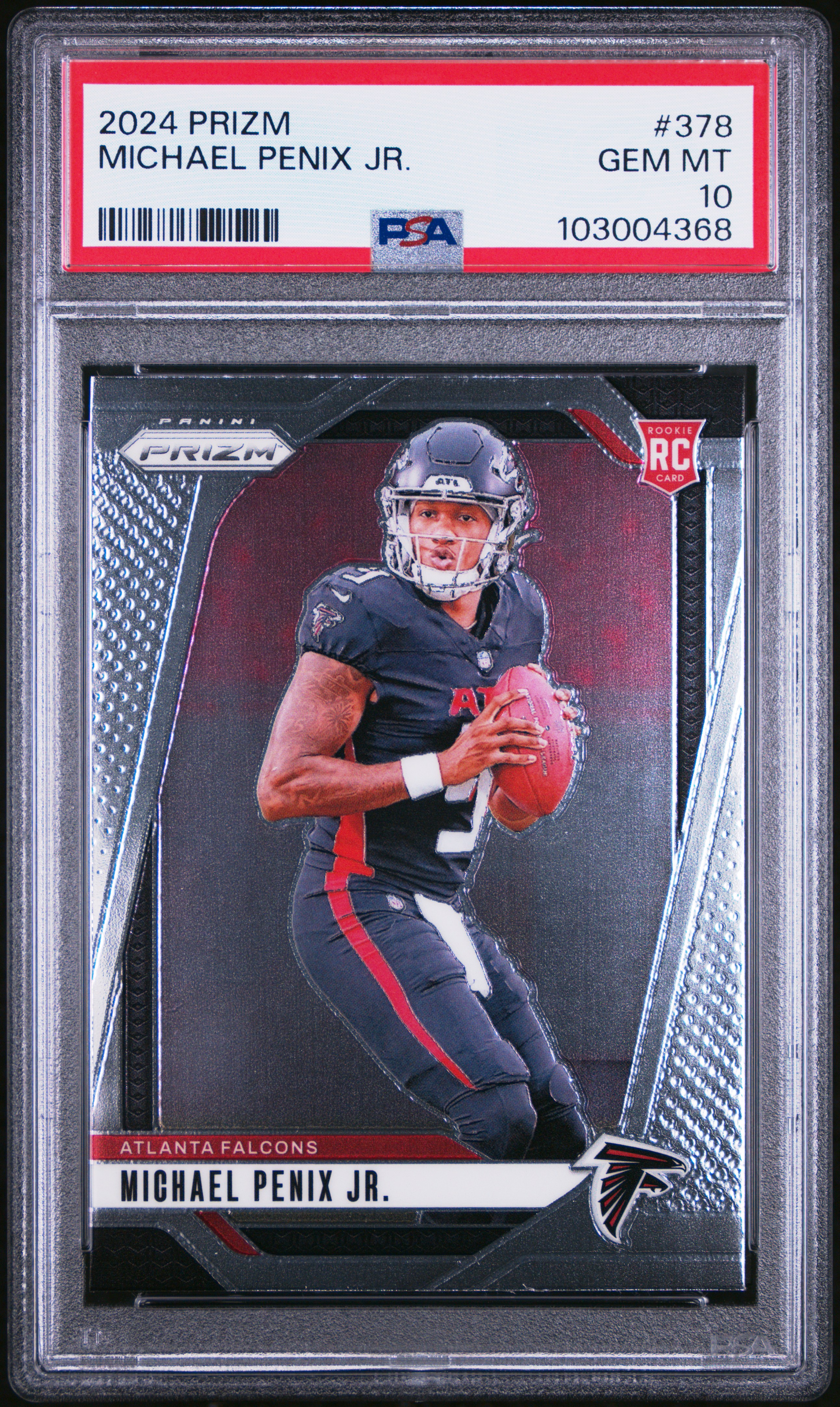 2024 Panini Prizm Michael Penix Jr. #378 Gem Mt 10 front