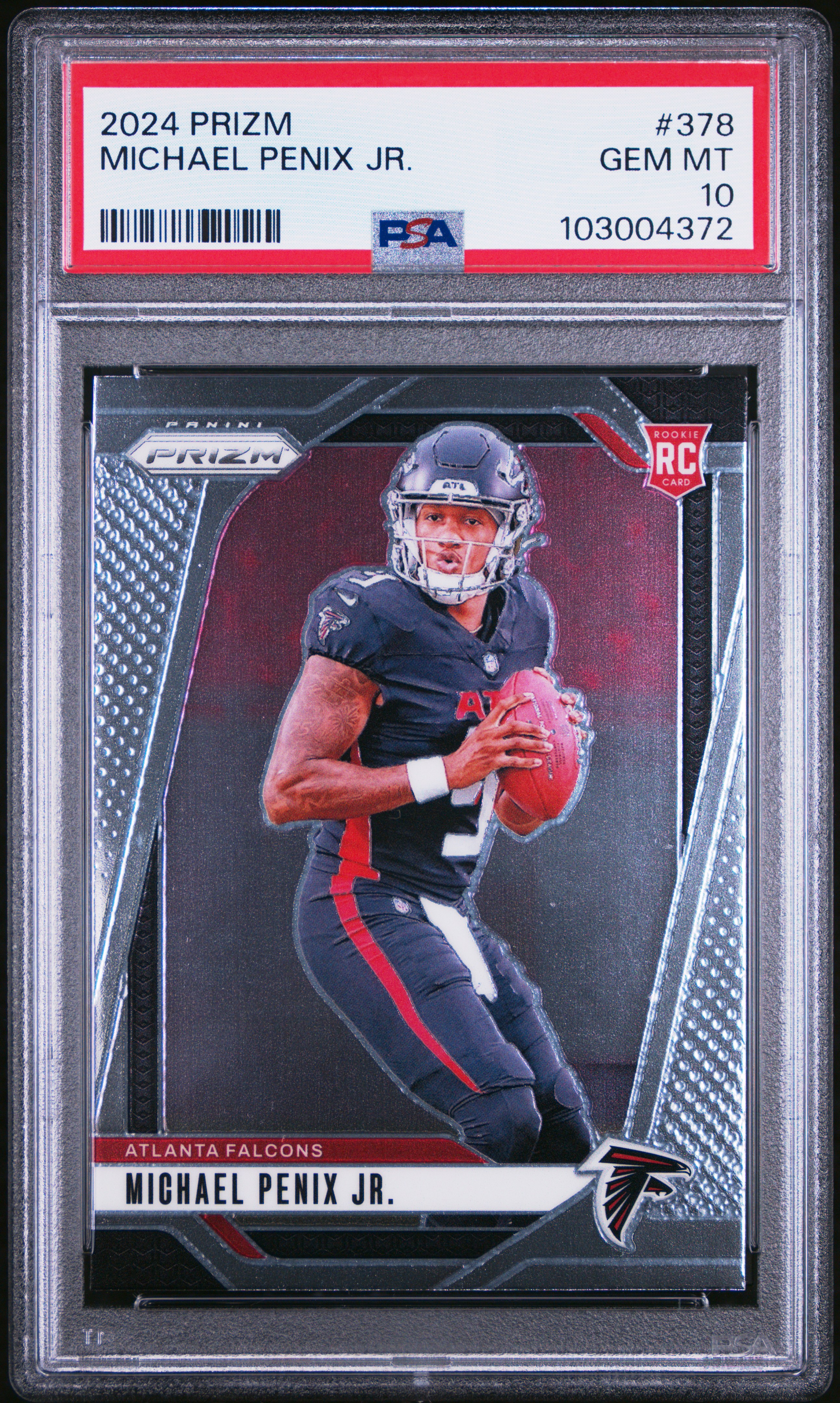2024 Panini Prizm Michael Penix Jr. #378 Gem Mt 10 front