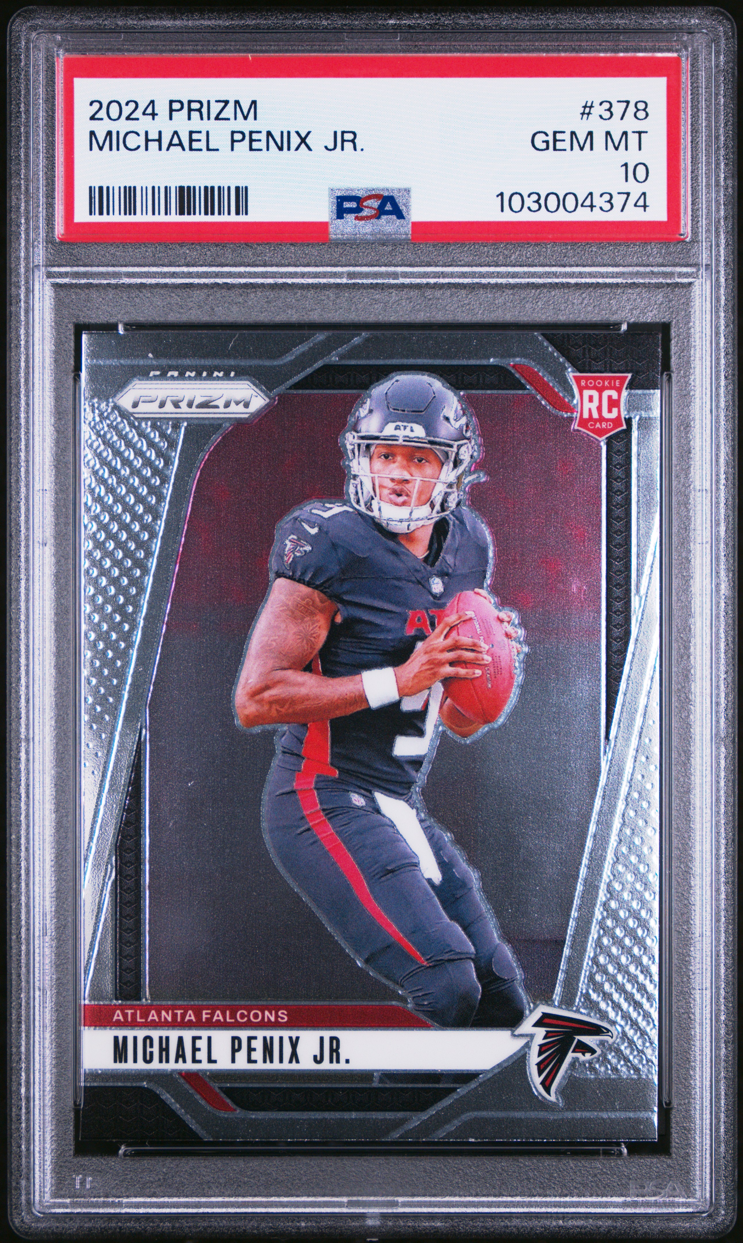 2024 Panini Prizm Michael Penix Jr. #378 Gem Mt 10 front