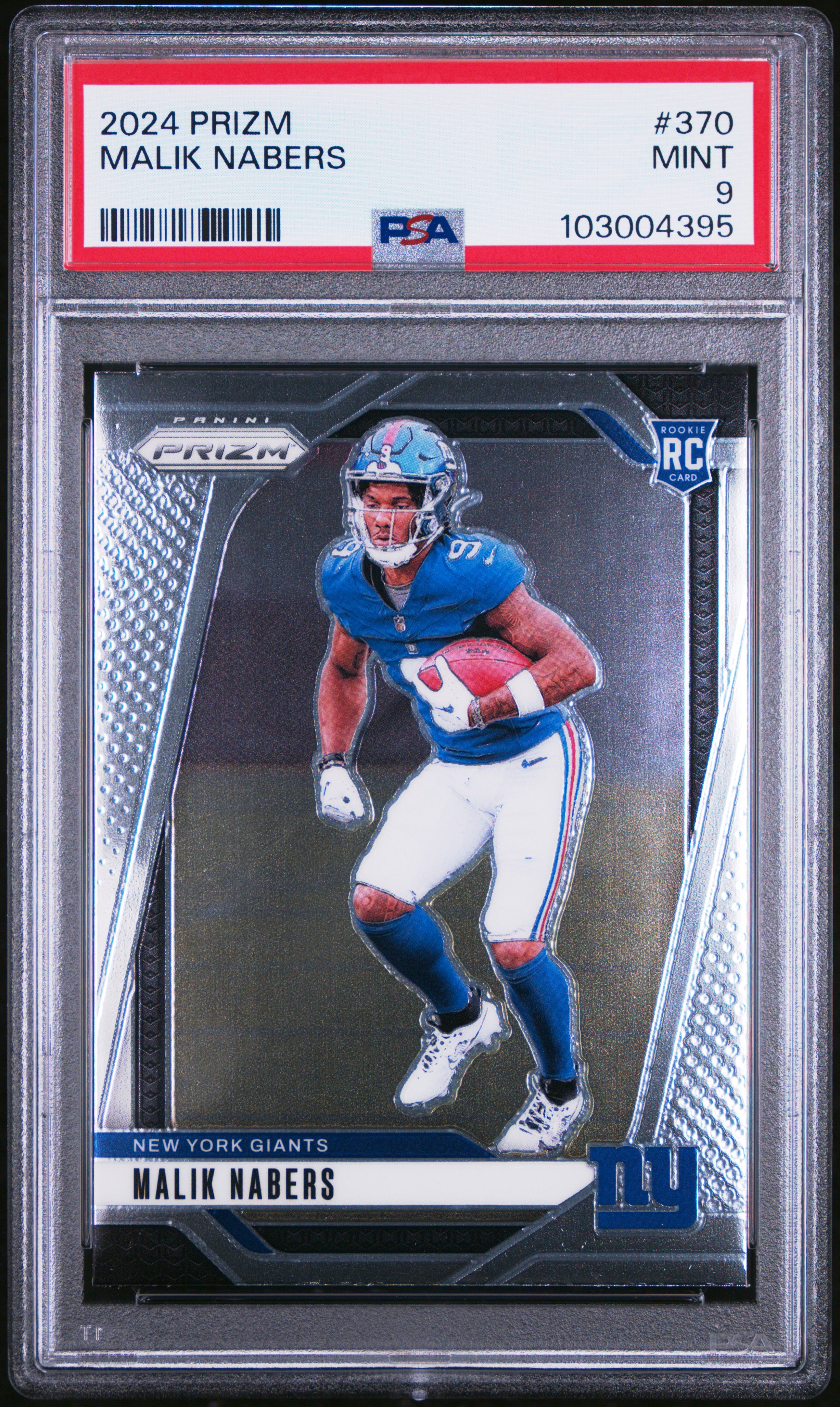 2024 Panini Prizm Malik Nabers #370 Mint 9 front