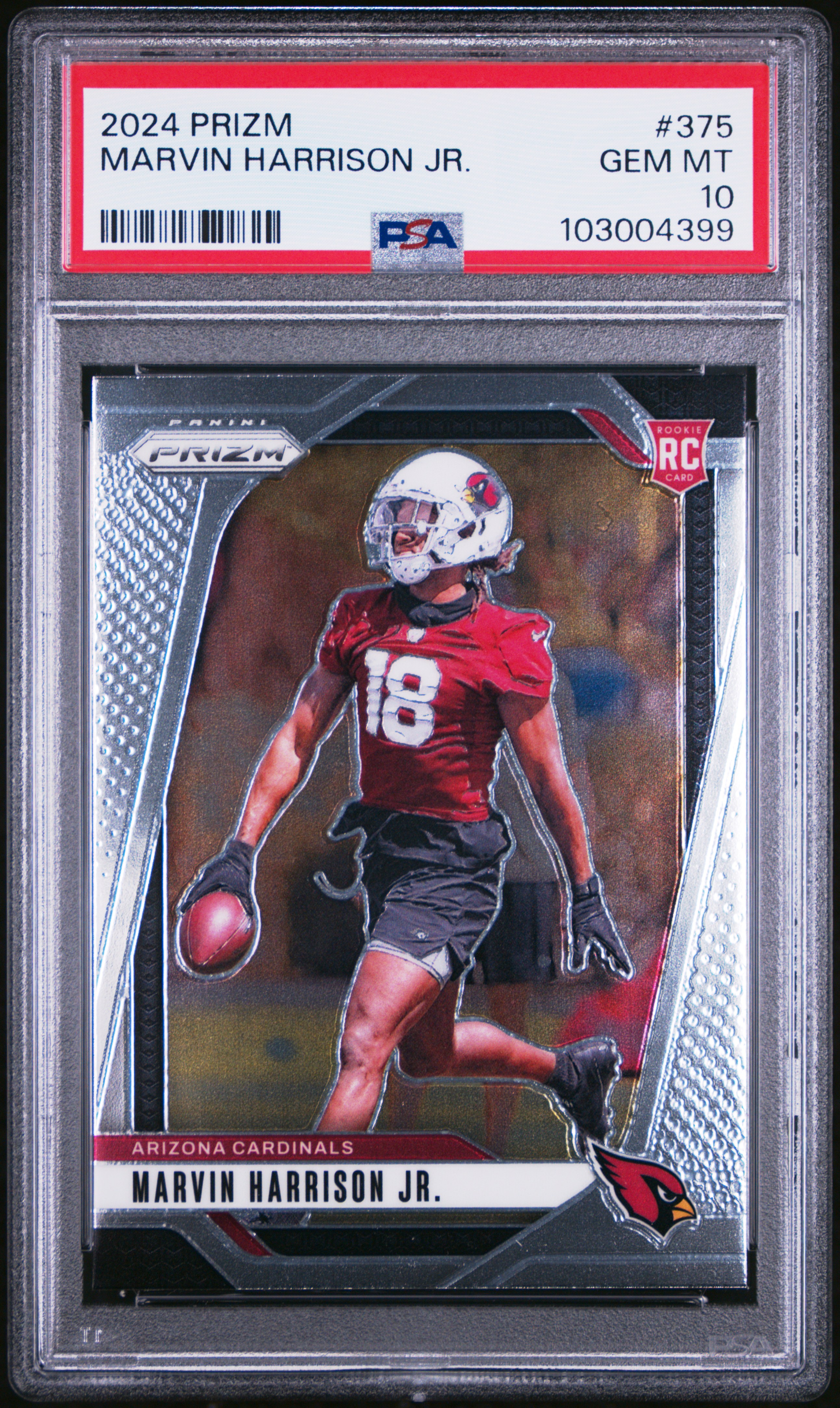 2024 Panini Prizm Marvin Harrison Jr. #375 Gem Mt 10 front