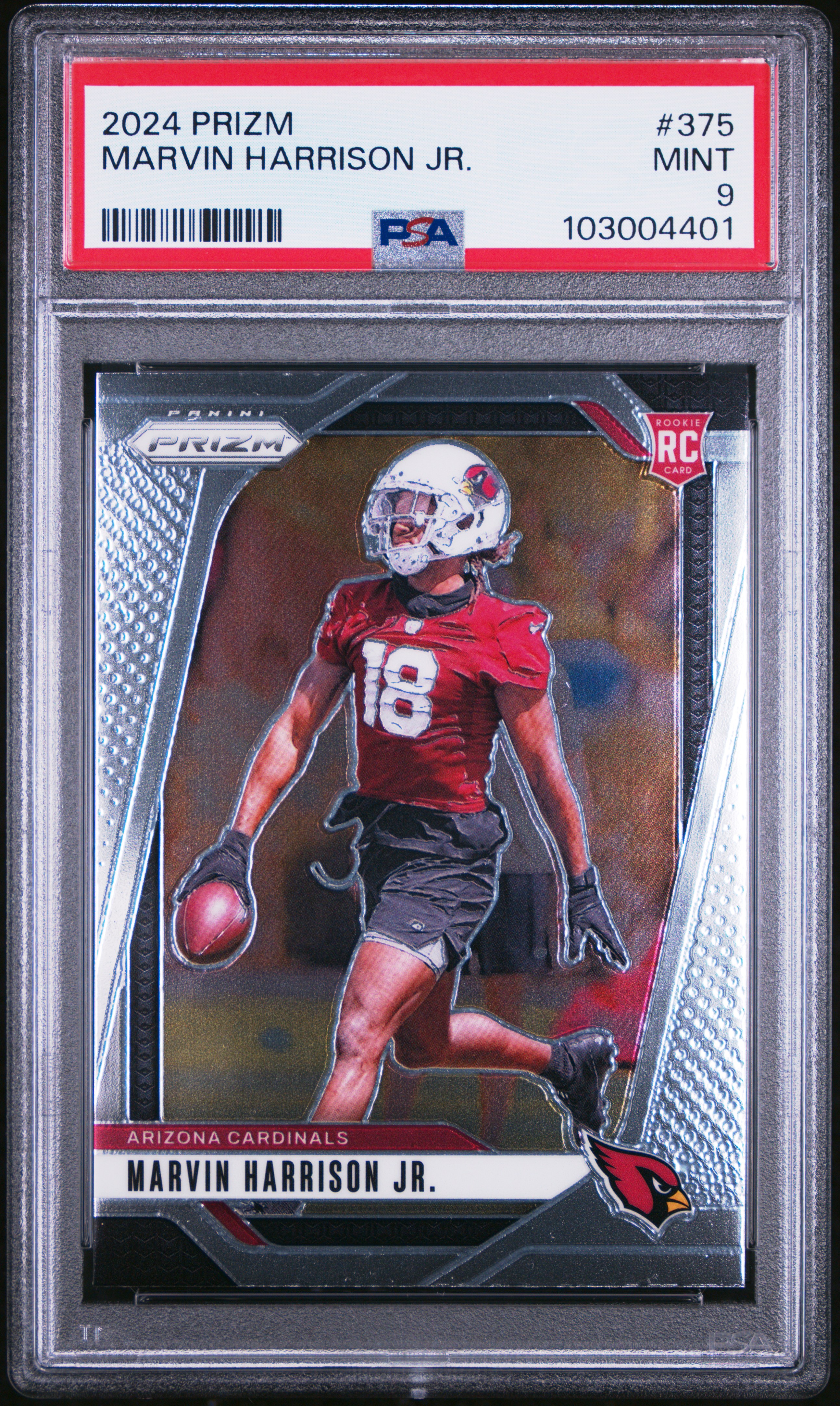 2024 Panini Prizm Marvin Harrison Jr. #375 Mint 9 front