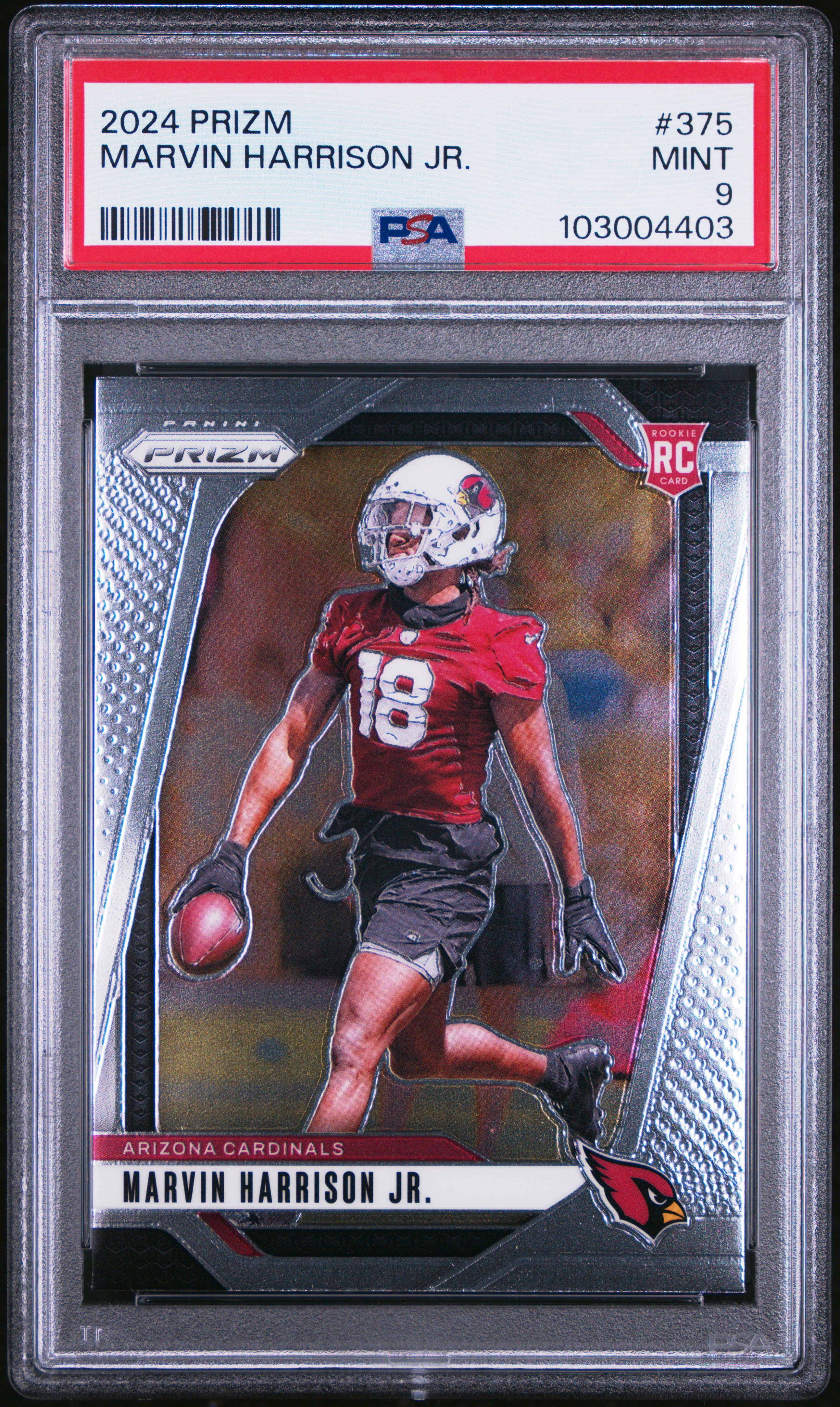 2024 Panini Prizm Marvin Harrison Jr. #375 Mint 9 front