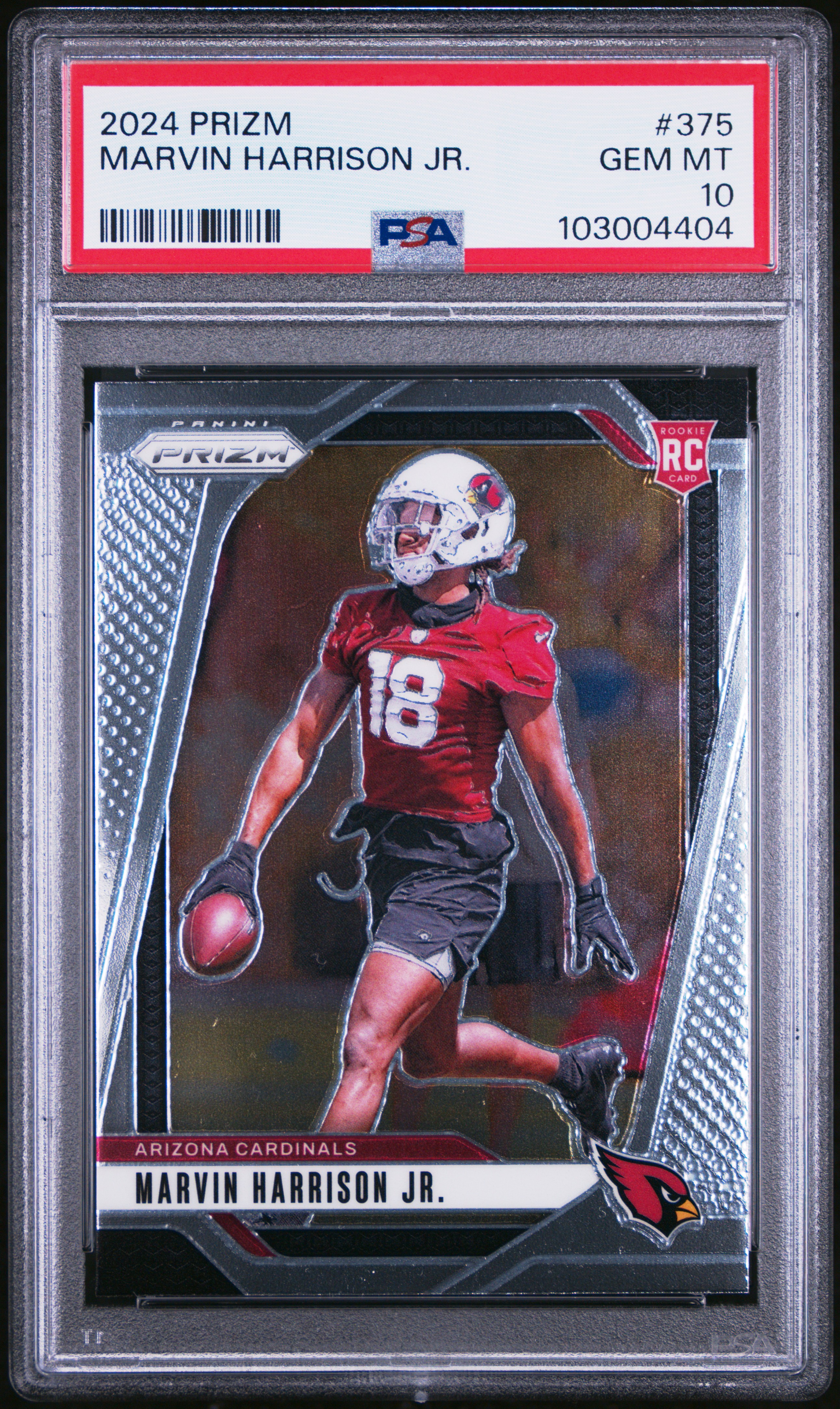 2024 Panini Prizm Marvin Harrison Jr. #375 Gem Mt 10 front