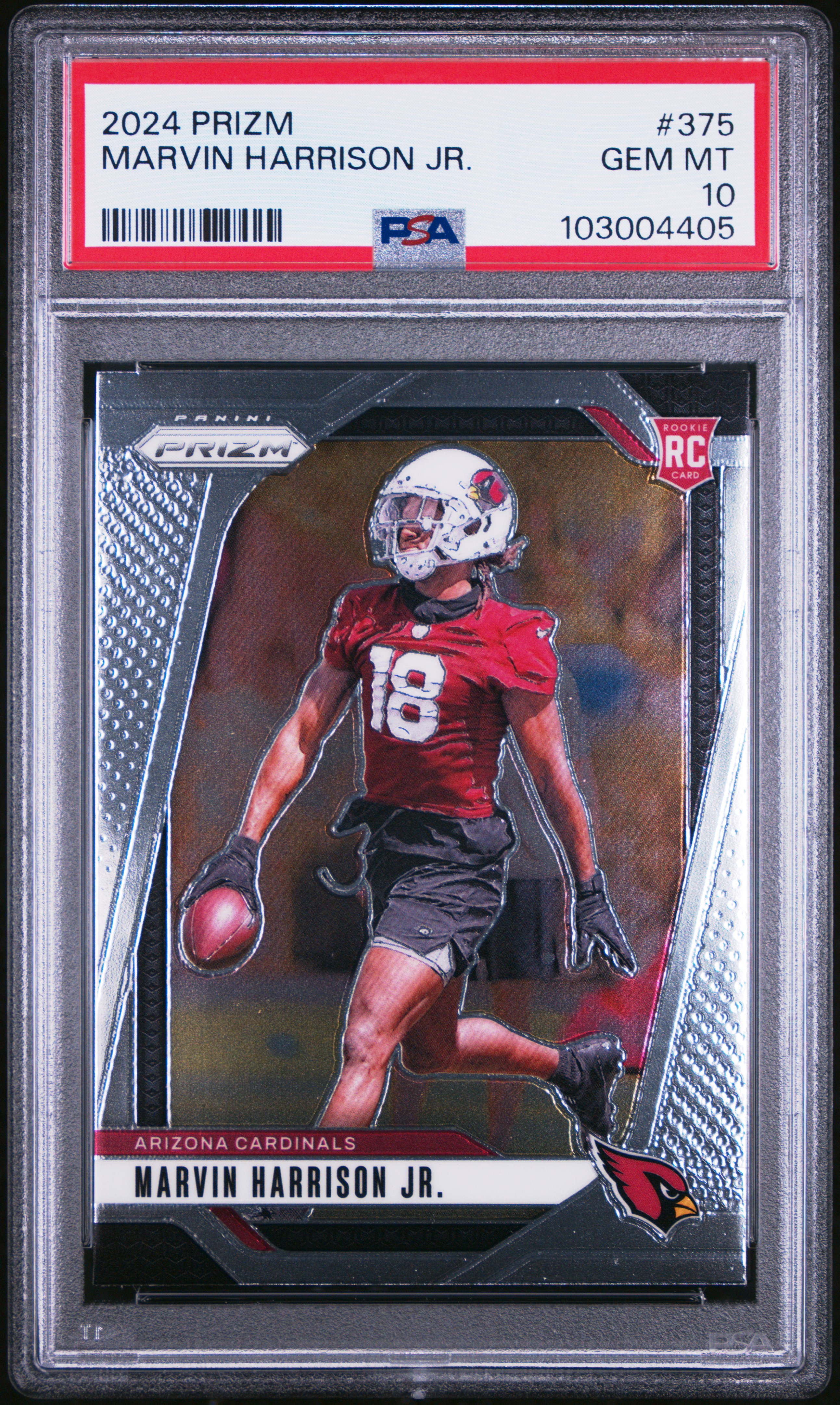 2024 Panini Prizm Marvin Harrison Jr. #375 Gem Mt 10 front