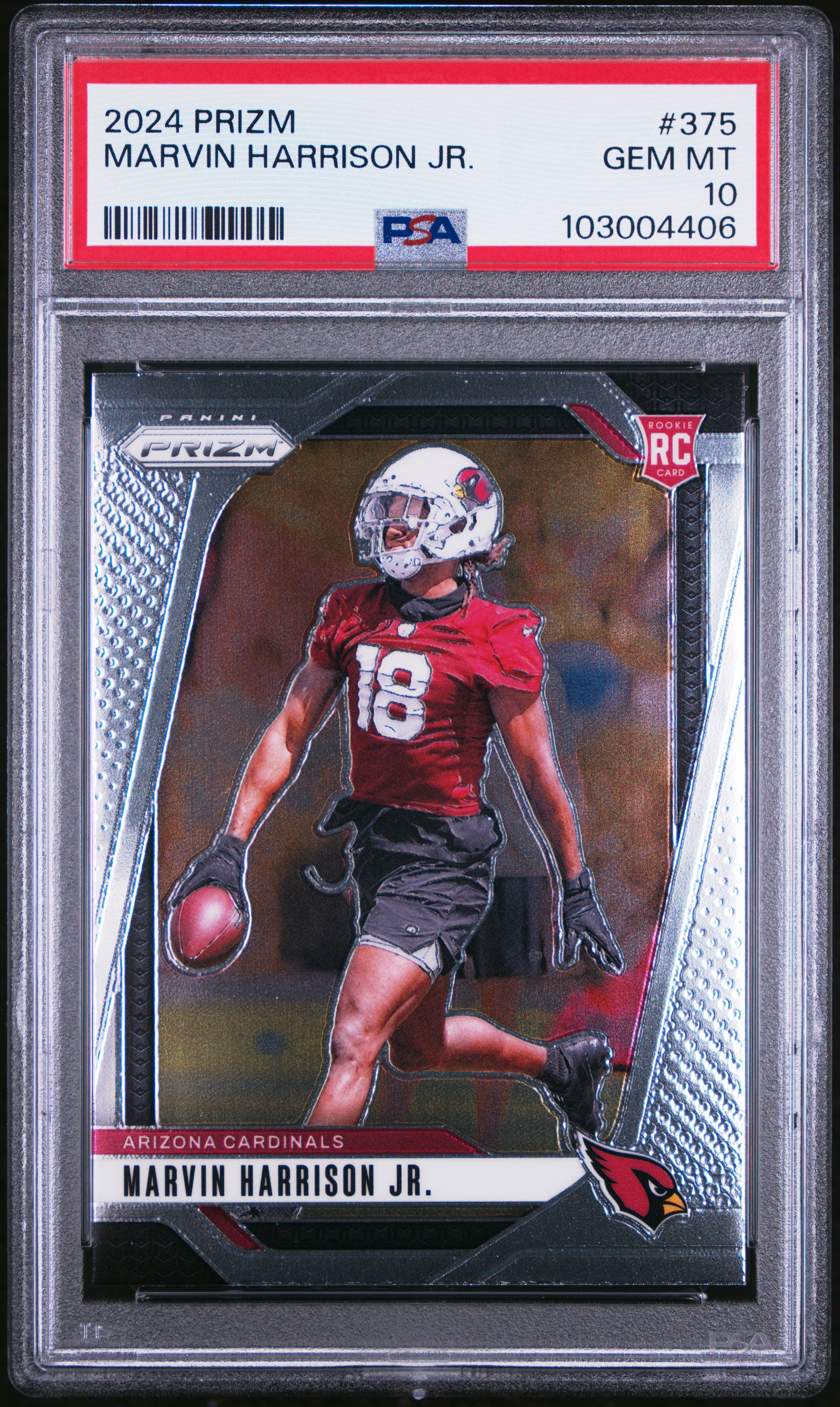 2024 Panini Prizm Marvin Harrison Jr. #375 Gem Mt 10 front