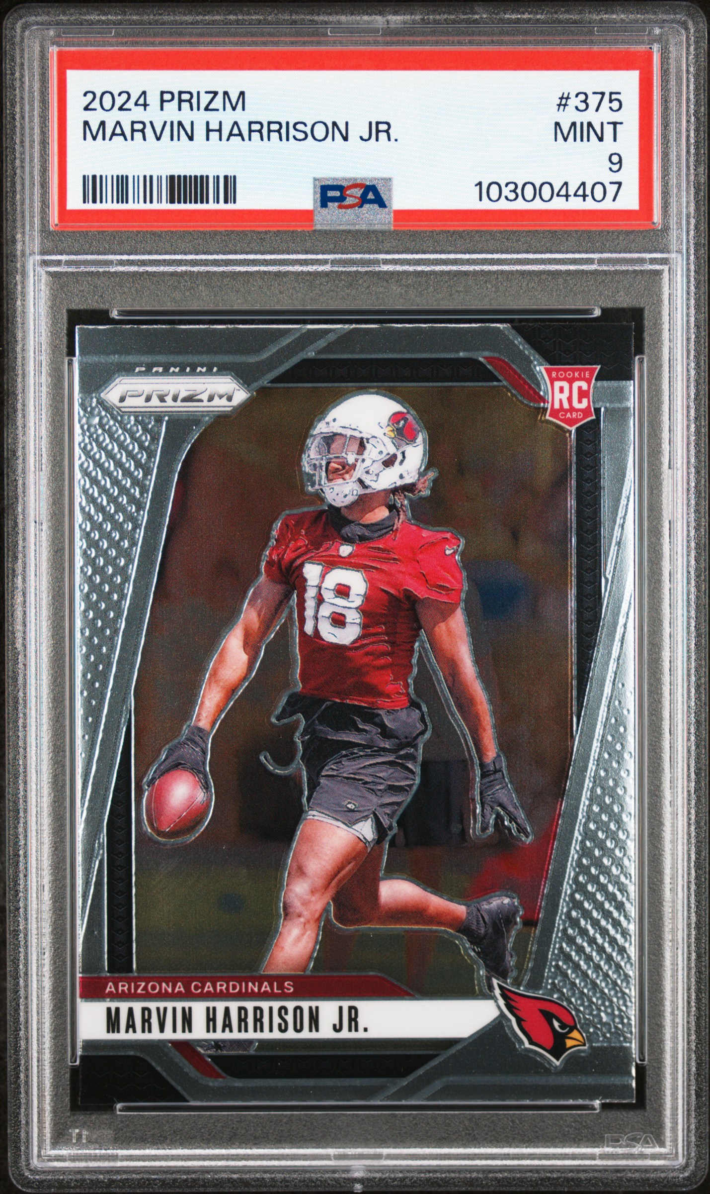 2024 Panini Prizm Marvin Harrison Jr. #375 Mint 9 front