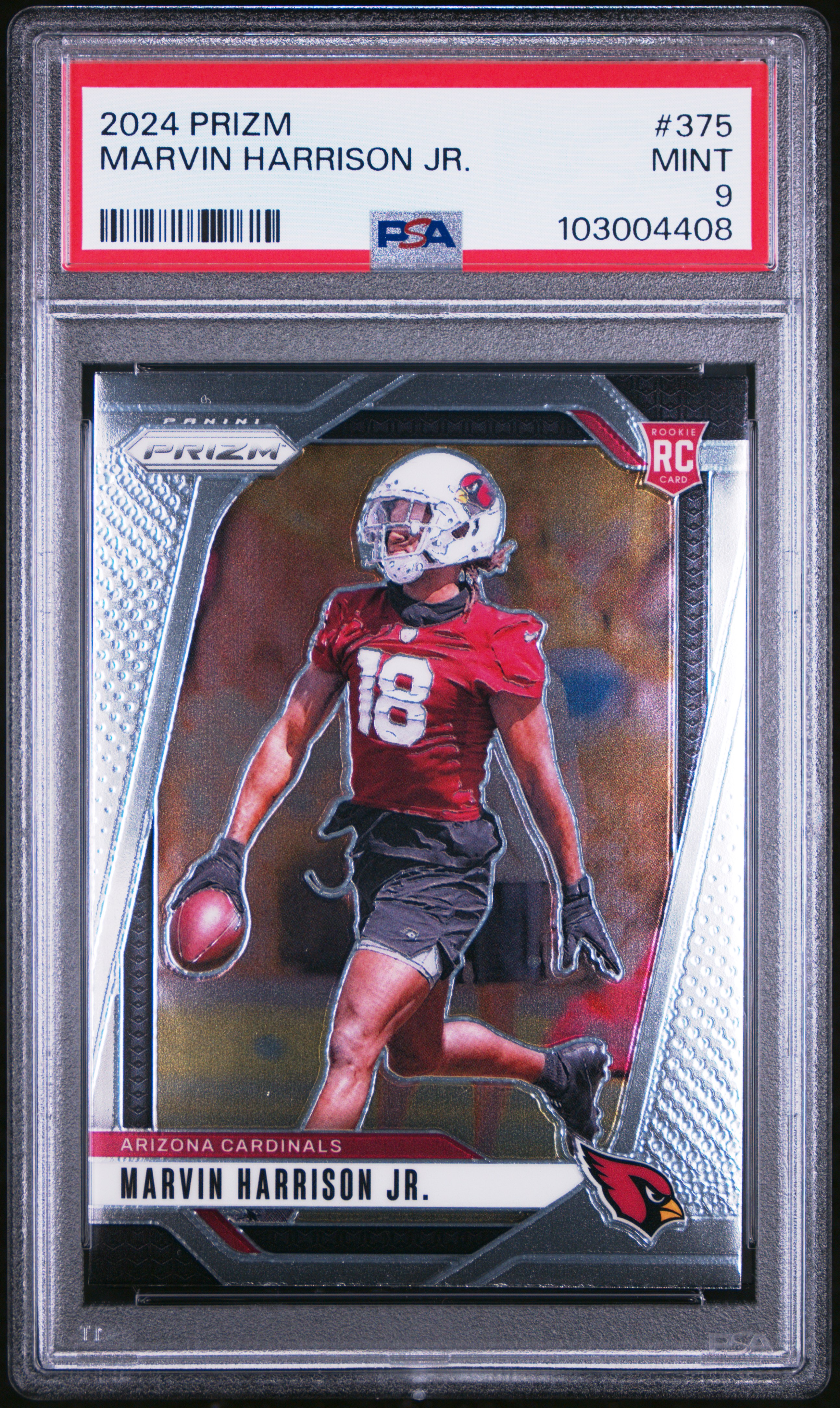 2024 Panini Prizm Marvin Harrison Jr. #375 Mint 9 front