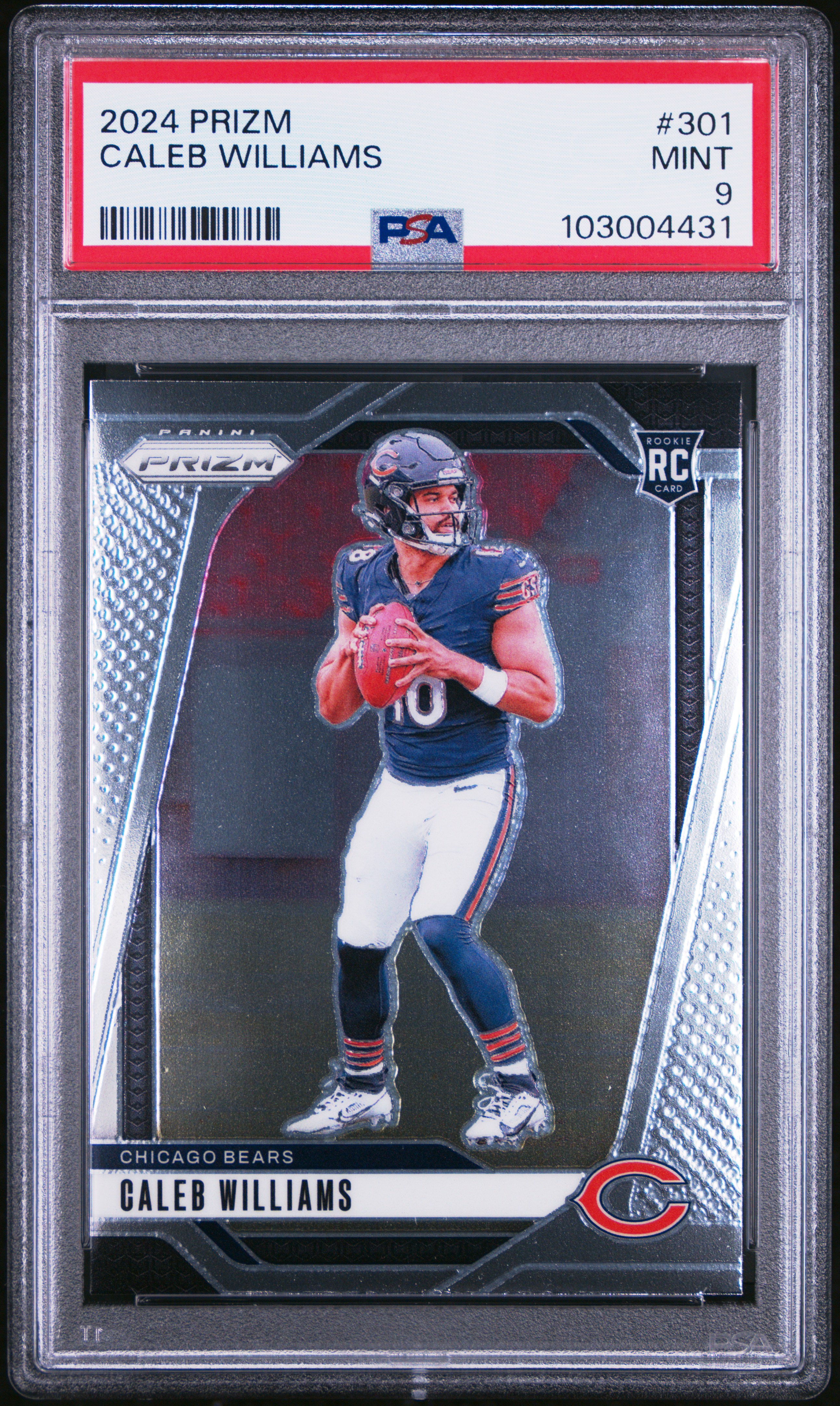 2024 Panini Prizm Caleb Williams #301 Mint 9 front