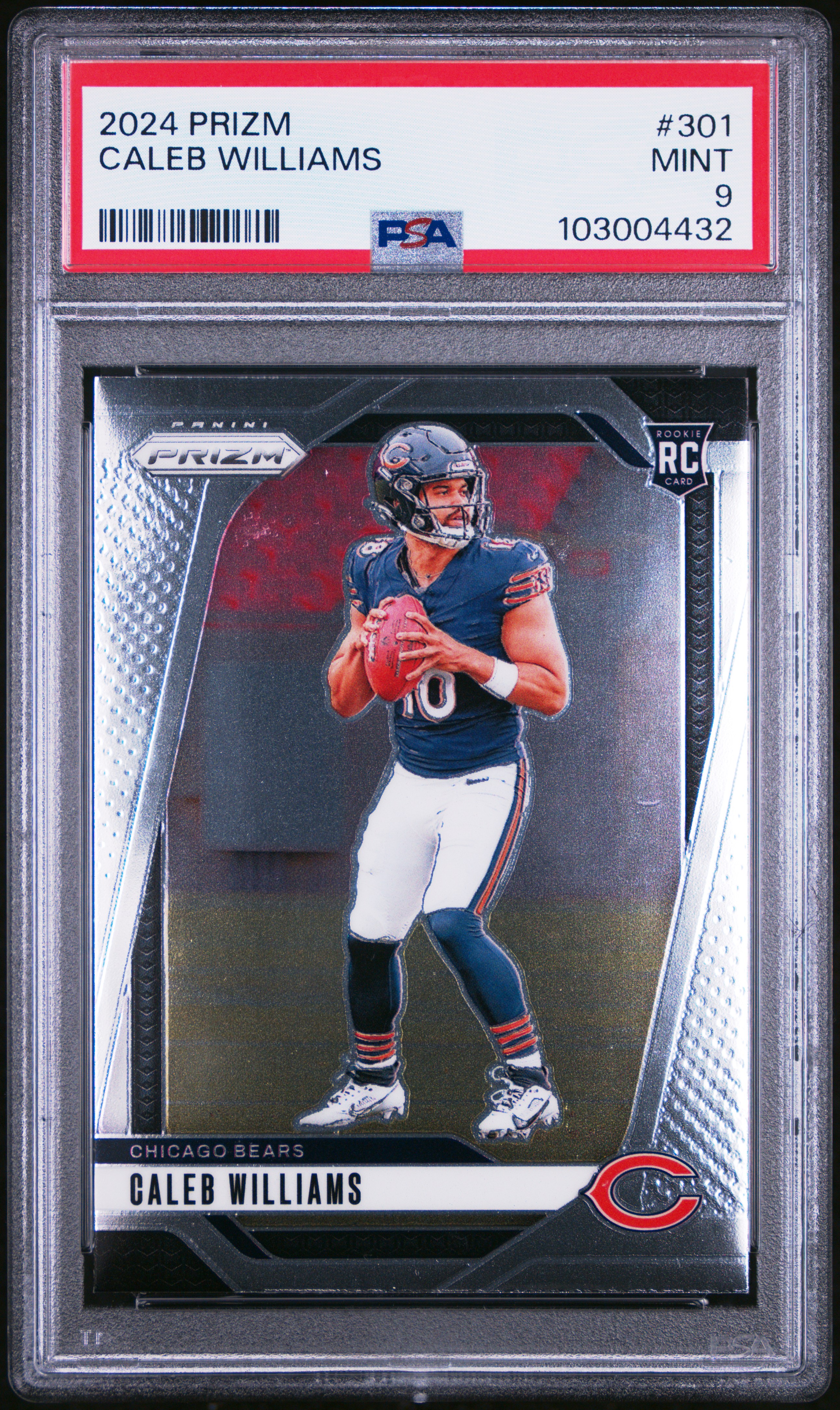 2024 Panini Prizm Caleb Williams #301 Mint 9 front