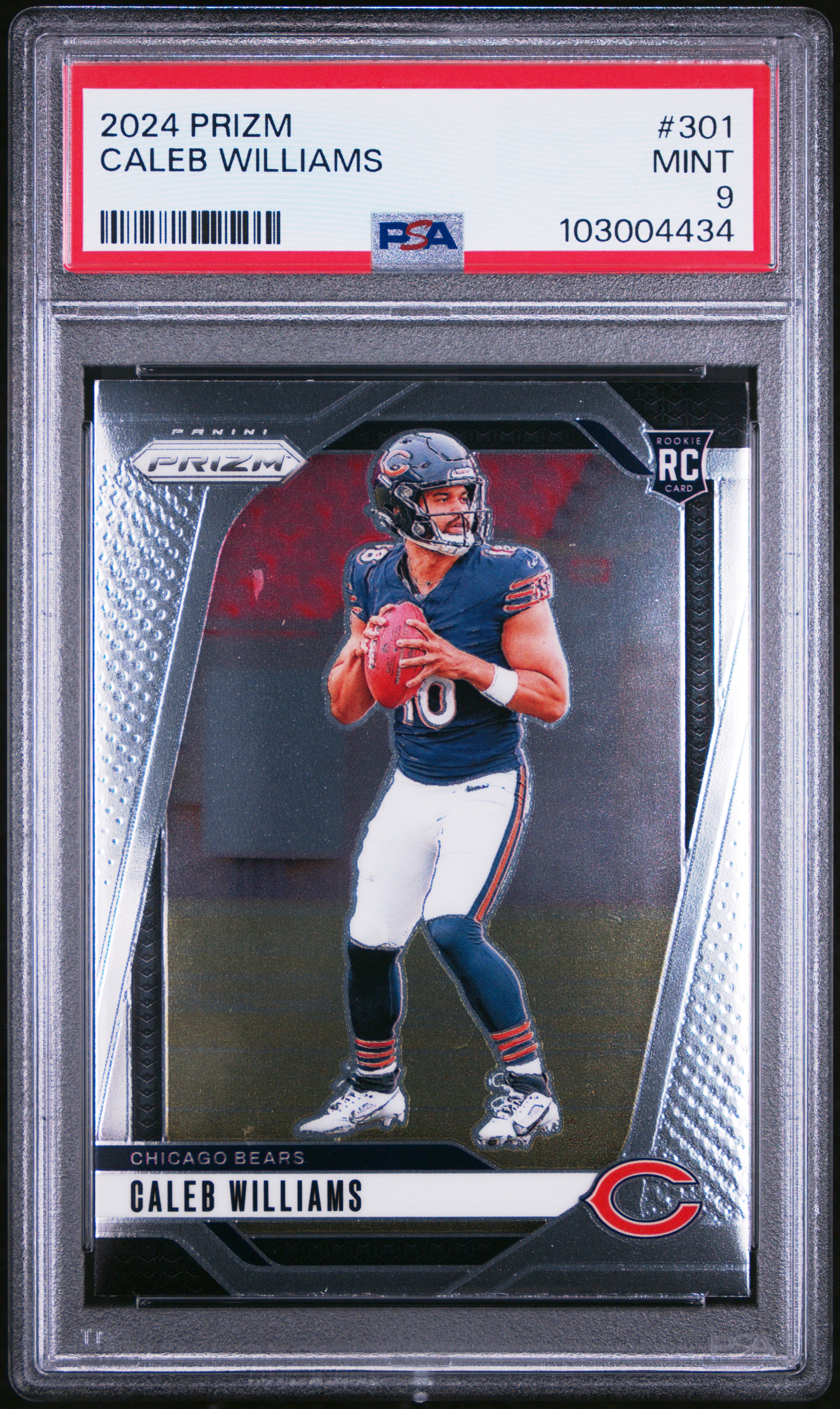 2024 Panini Prizm Caleb Williams #301 Mint 9 front